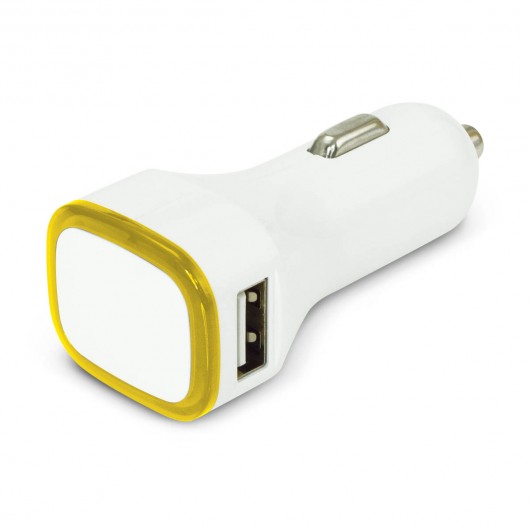 White Yellow Callisto Car Chargers
